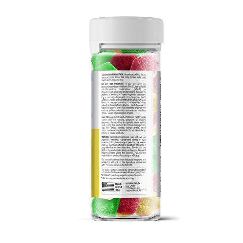 Nano D9, CBD Micro-Dose Gummies - 55mg - Smoothie Fruit - D9 THC - Thumbnail 5