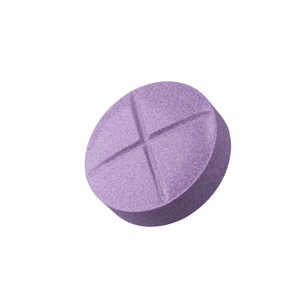Broad Spectrum CBD Tablets - 25mg - Grape - Fresh - 5