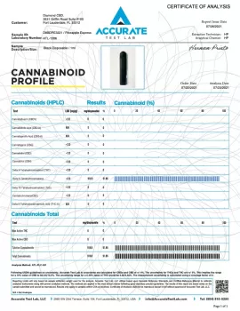 Delta-8 THC Disposable Vape Pen - Pineapple Express - 920MG