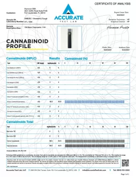Delta-8 THC Disposable Vape Pen - Strawberry Cough - 920MG