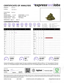 Black Runtz Flower - Hybrid - THCA