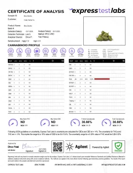 Blue Zlushie Flower - Hybrid - THCA