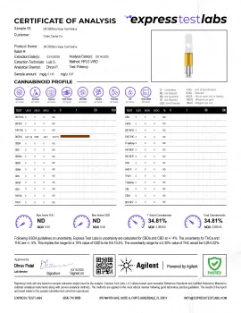 D8 2000mg Vape Cart Sativa