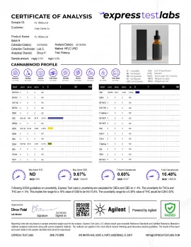 Full Spectrum CBD Oil - 1500mg - Diamond CBD