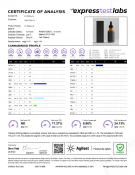 Full Spectrum CBD Oil - 3500mg - Diamond CBD