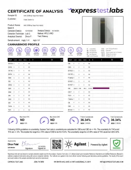 HHC Vape Pen - 2000mg - Hybrid