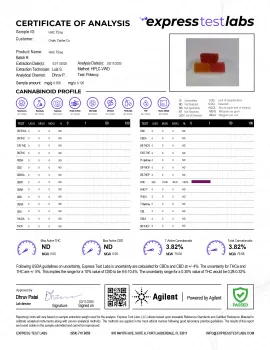 HHC Cube Gummies - 75mg - Tropical Blend - Fresh