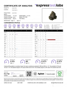 Lemon Cherry Gelato Flower - Hybrid - THCA