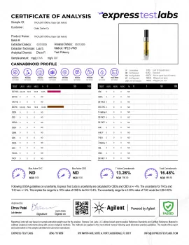THCA, D8 Vape Cart - 1000mg - Hybrid