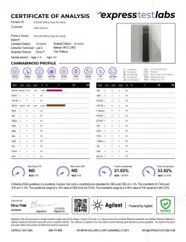 THCA, D8 Vape Pen - 2000mg - Hybird