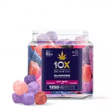 10X Delta-8 THC Gummies - Very Berry - 1250MG