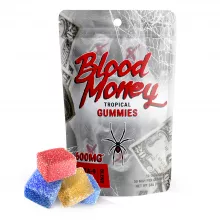 Blood Money Tropical Gummies - Delta 9, HHC Blend - 600MG - Pure Blanco 