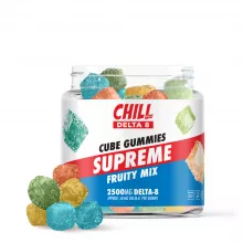 Chill Plus Delta-8 THC Supreme Gummies - Fruity Mix - 2500MG