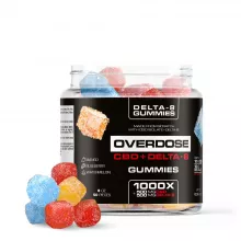 OVERDOSE CBD & Delta-8 THC Gummies - 1000X