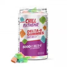 Chill Plus Extreme Delta-8 Gummies Fruity Mix - 5000X