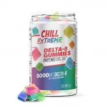 Chill Plus Extreme Delta-8 Gummies Party Mix - 5000X