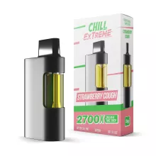 THCP, D8, HHC Vape Pen - 2700mg - Strawberry Cough - Sativa - 2ml - Chill Extreme