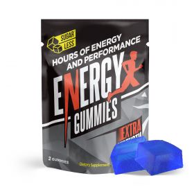 Energy Boost Supplement - Sugarless Energy Gummies - 2-Pack