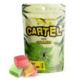 Cartel Sour Gummies - Delta 9, CBD Isolate Blend - Pure Blanco