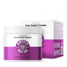 CBD Pain Relief Cream - 10,000mg - 4oz - Biotech CBD