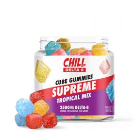Chill Plus Delta-8 THC Supreme Gummies - Tropical Mix - 2500MG