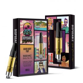 Grand Daddy Purp Cartridge - Delta-8 THC - Miami High - 900MG