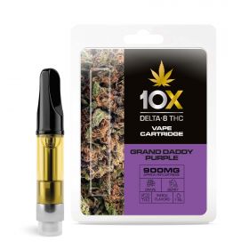 Grand Daddy Purple Cartridge - Delta 8 THC - 10X - 900mg