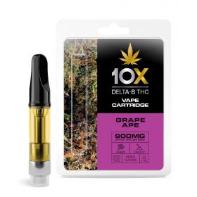 Grape Ape Cart - Delta 8 THC - 10X - 900mg