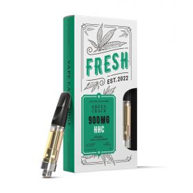 HHC Vape Cart - 900mg - Green Crack - Sativa - 1ml - Fresh