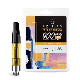 HHC Vape Cart - 900mg - Pineapple Express - Hybrid - 1ml - Artisan