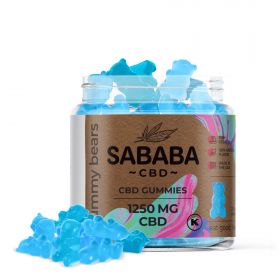 Sababa CBD Isolate Gummies - Gummy Bears - 1250MG