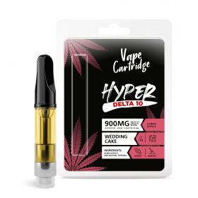 Wedding Cake Cartridge - Delta 10 THC - Hyper - 900mg (1ml)