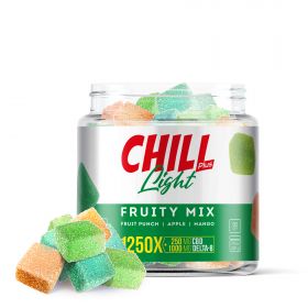 D8, CBD Gummies - 25mg - Fruity Mix - Chill Plus