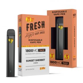 Sunset Sherbet Vape Pen - THCP - Disposable - 1800MG - Fresh