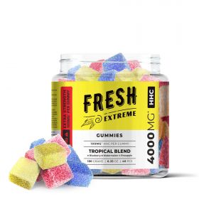 HHC Cube Gummies - 100mg - Tropical Blend - Fresh