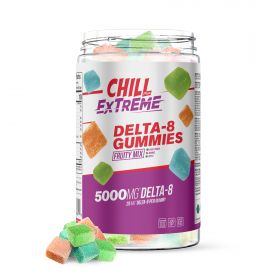 Chill Plus Extreme Delta-8 Gummies Fruity Mix - 5000X