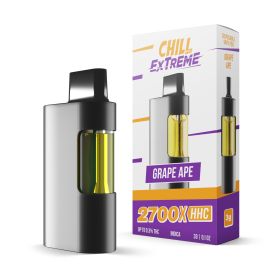 HHC Vape Pen - 2700mg - Grape Ape - Indica - 3ml - Chill Extreme