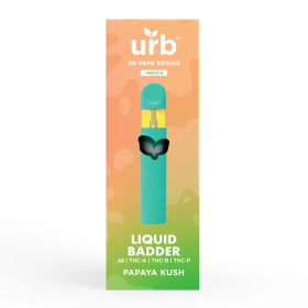 Papaya Kush Vape Pen - D8, THCA, THCB Blend - Disposable - 3000mg - URB
