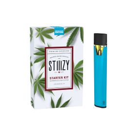 STIIIZY Premium Vaporizer Starter Kit - Neon Blue Edition