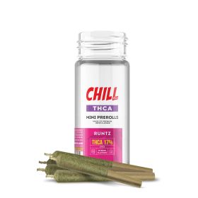 Runtz Mini Pre-Rolls - 0.5g - THCA - 5 Joints - Chill Plus