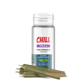 Super Lemon Haze Mini Pre-Rolls - 0.5g - THCA - 5 Joints - Chill Plus