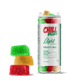 D8, CBD Gummies - 25mg - Fruity Mix - Chill Plus