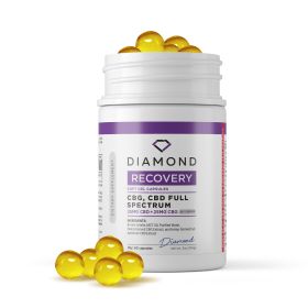 CBG, CBD Capsules - 50mg - Diamond - 60ct