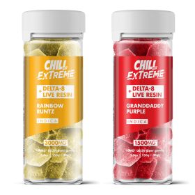 Delta 8 Live Resin Gummies Bundle - Indica - Chill Extreme