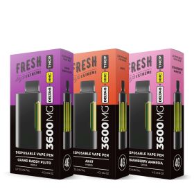 THCP, D8, HHC Vape Pens Bundle - 3600mg - Fresh
