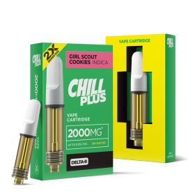 D8 Vape Cart - 2000mg - Girl Scout Cookies - Indica - 2ml - Chill Plus