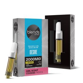 Desire Blend - 2000mg - Indica Vape Cart - 2ml - Blends by Fresh