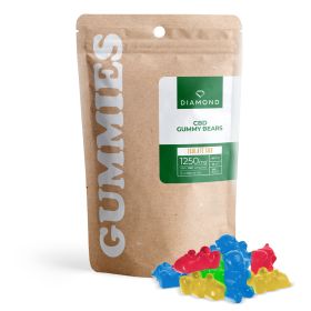 CBD Isolate Gummy Bears - 25mg - Diamond CBD