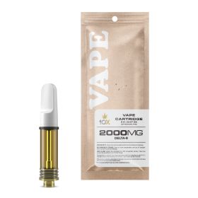 D8 Vape Cart - 2000mg - AK47 - Hybrid - 2ml - 10X 10