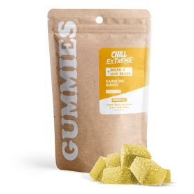 Delta 8 + Live Resin Gummies - 100mg - Rainbow Runtz - Indica